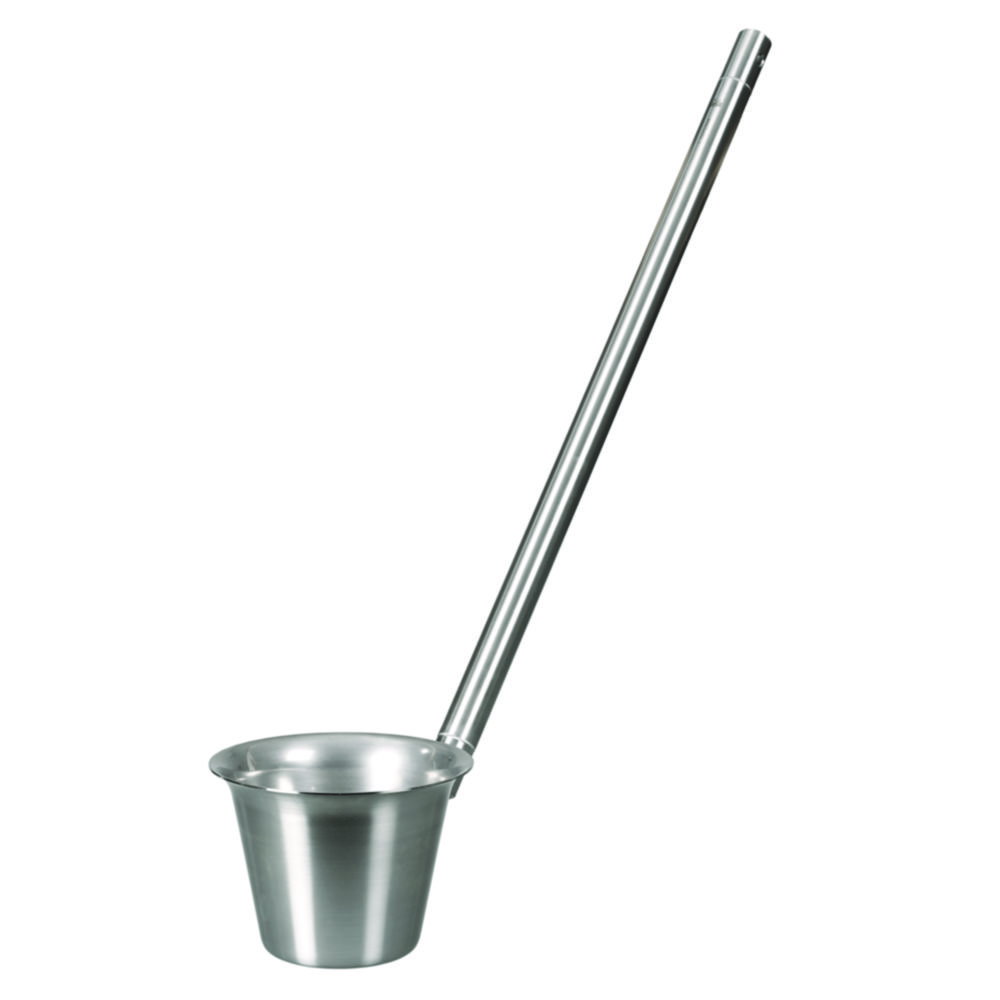 Schöpfbecher, Edelstahl, verlängert