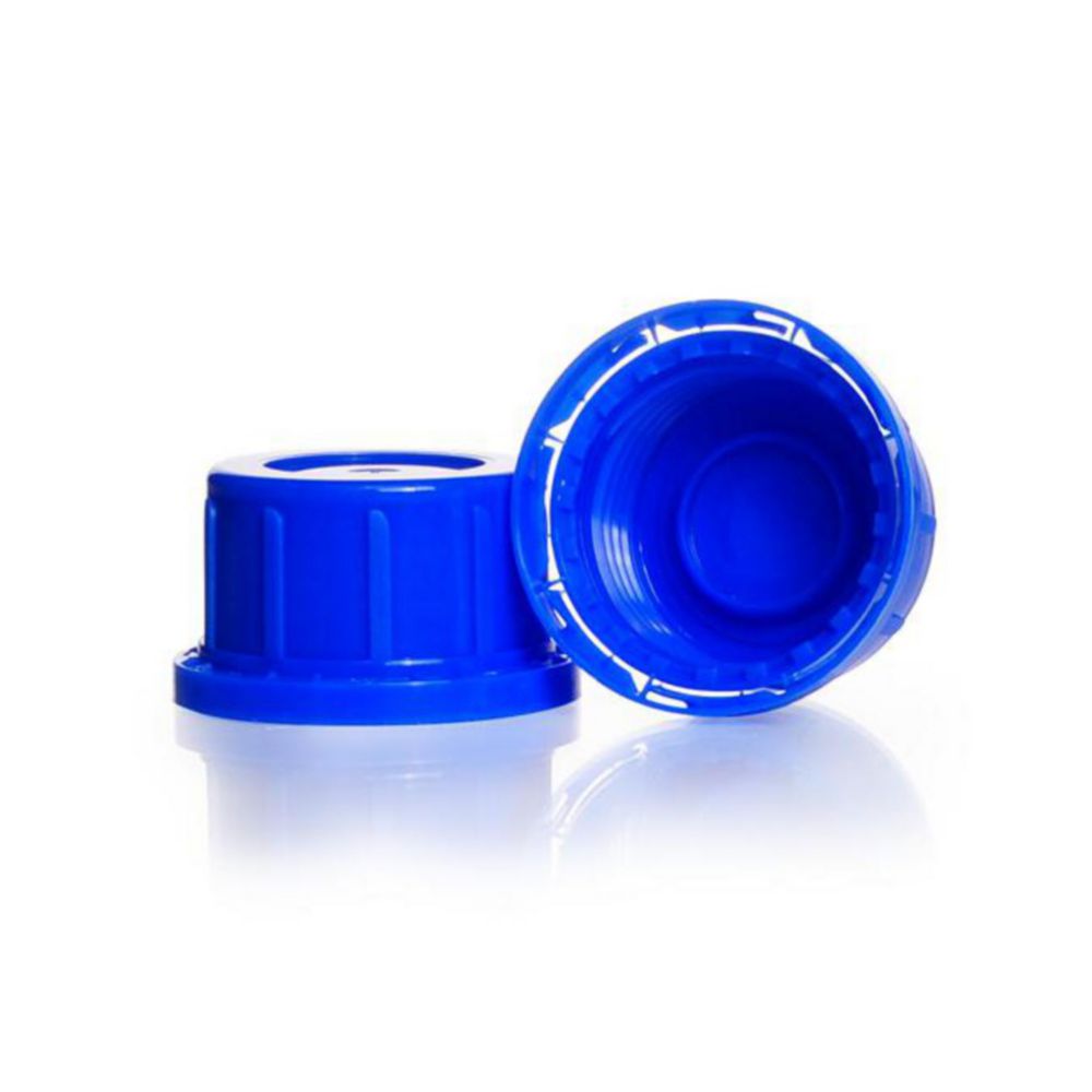 Originalitätsverschlüsse, PP blau, GW-Außen: 45 mm, VE=100