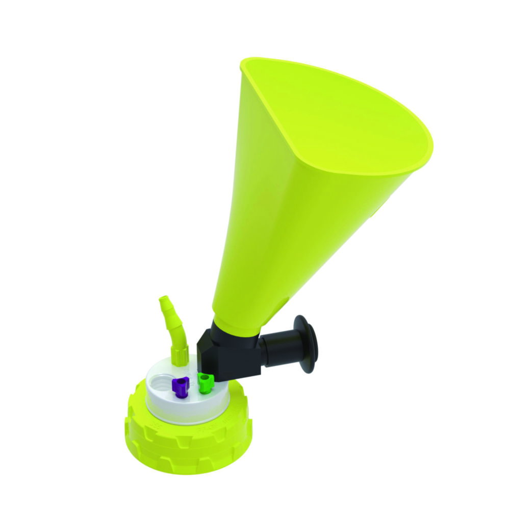 b.safe Waste Caps S 55, PP, mit Einfülltrichter