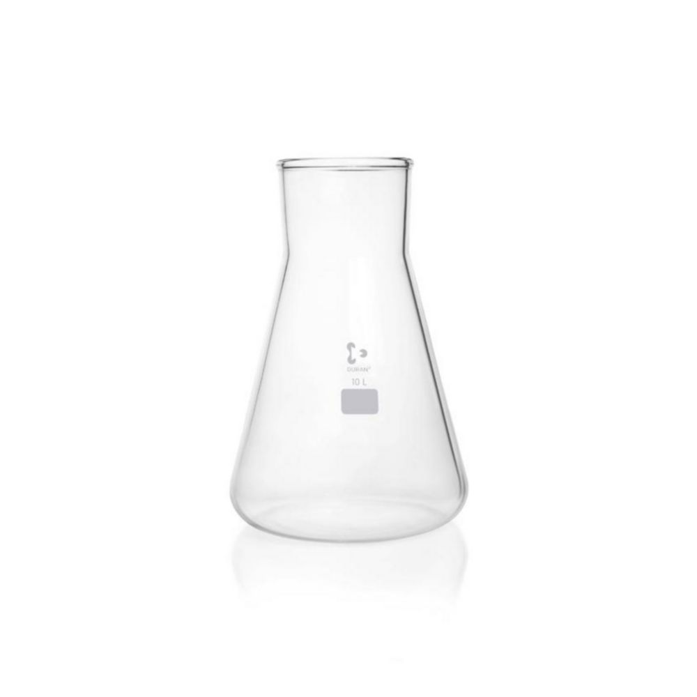 Ansetzflasche 10000 ml, Weithals Erlenmeyerform, Hals 147 mm DURAN