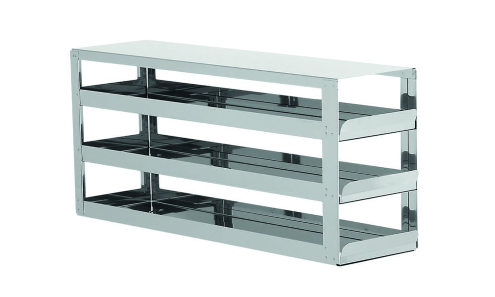 Racks mit Schubladen für Gefrierschränke, Edelstahl, für Boxen mit 75 mm Höhe