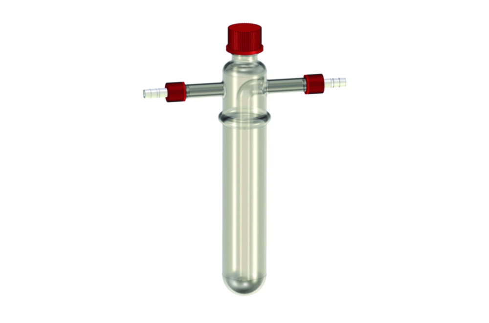 Ersatzkühlfallen für Kühlfallen mit Dewargefäß, Borosilikatglas 3.3, einteilig, Standardausführung mit Ausgussöffnung