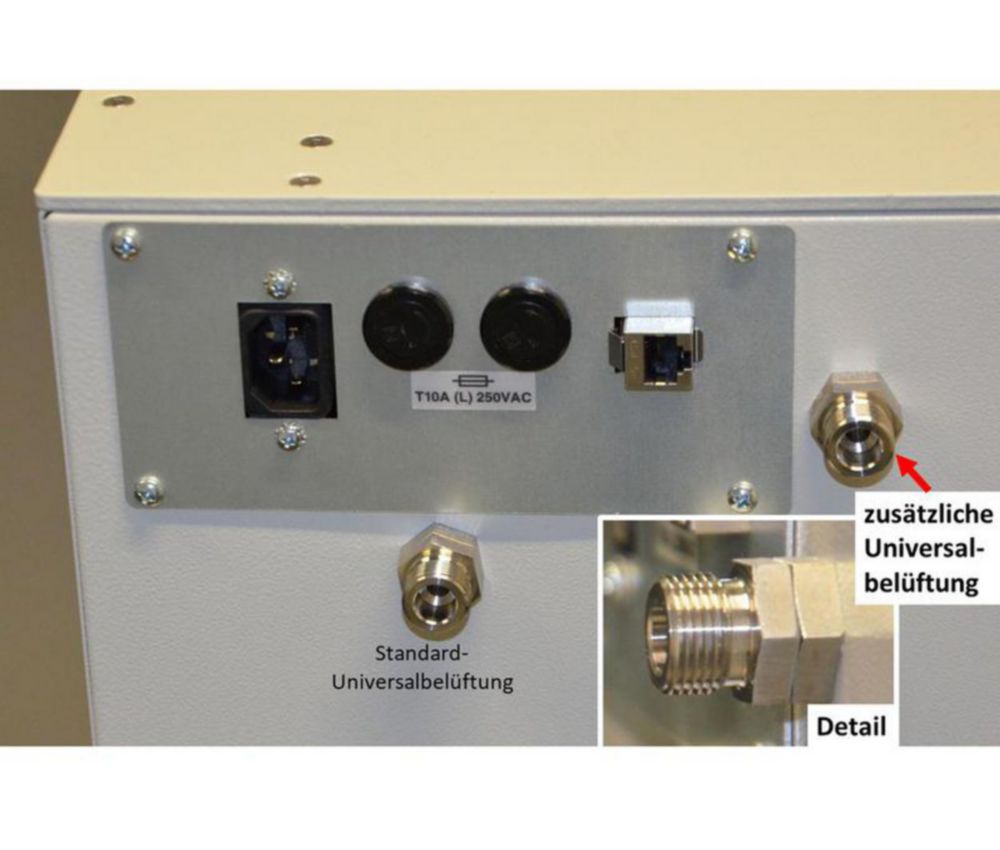 Universalbelüftung - Einlass Schlauch 8 mm und Feindosierventil
