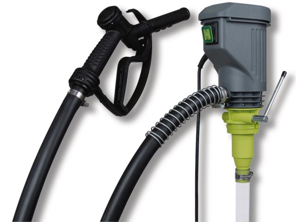 Elektrische Fasspumpe Petro mit Zapfpistole, 40l/min 230 V, ca. 40 l/min. Förderleistung