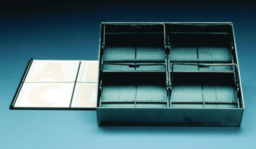 Färbetröge / Objektträgerbehälter ohne Einsatz