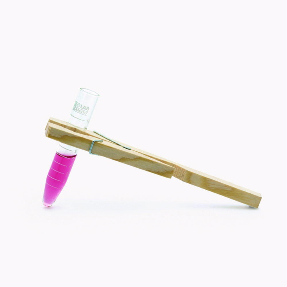 Reagenzglashalter Holz