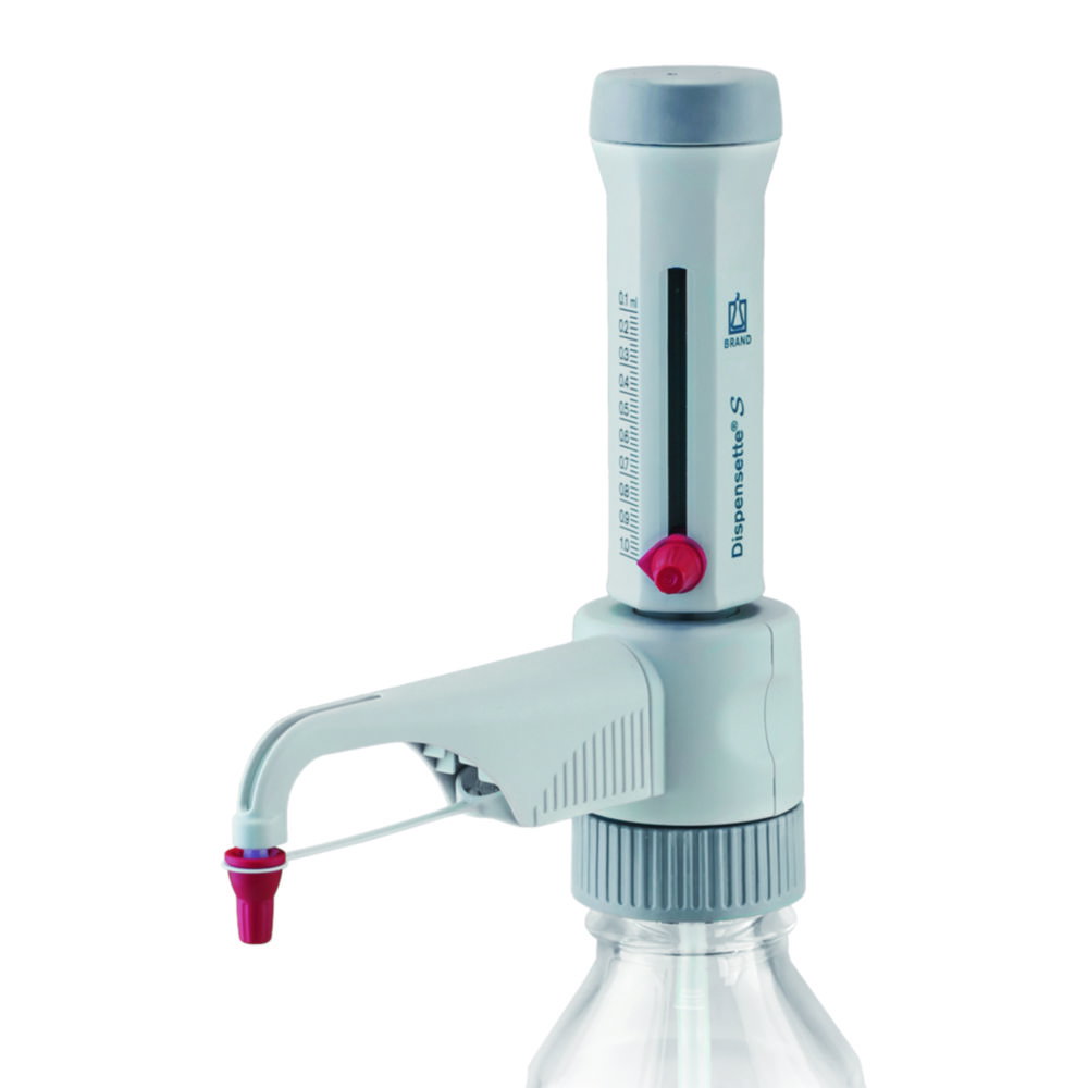 Flaschenaufsatz-Dispenser Dispensette® S, Analog, inkl. DAkkS Zertifikat
