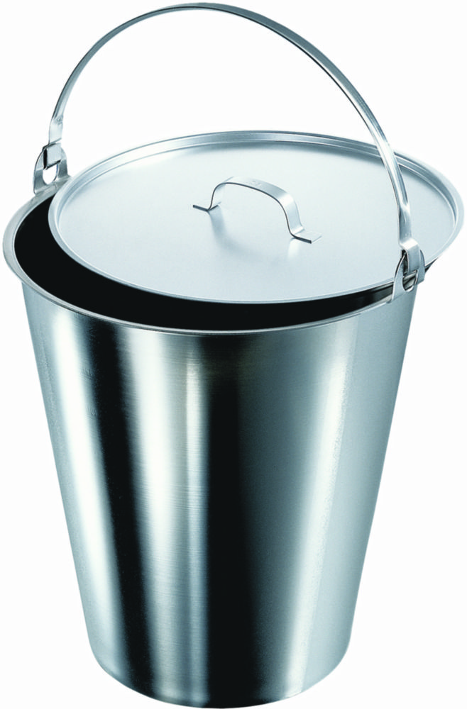 Deckel für Eimer, 295 mm Ø, rostfreier Edelstahl