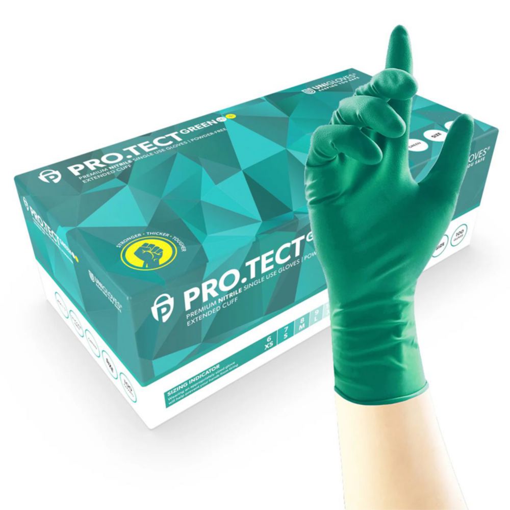 Nitrilhandschuhe PRO.TECT GREEN HD+
