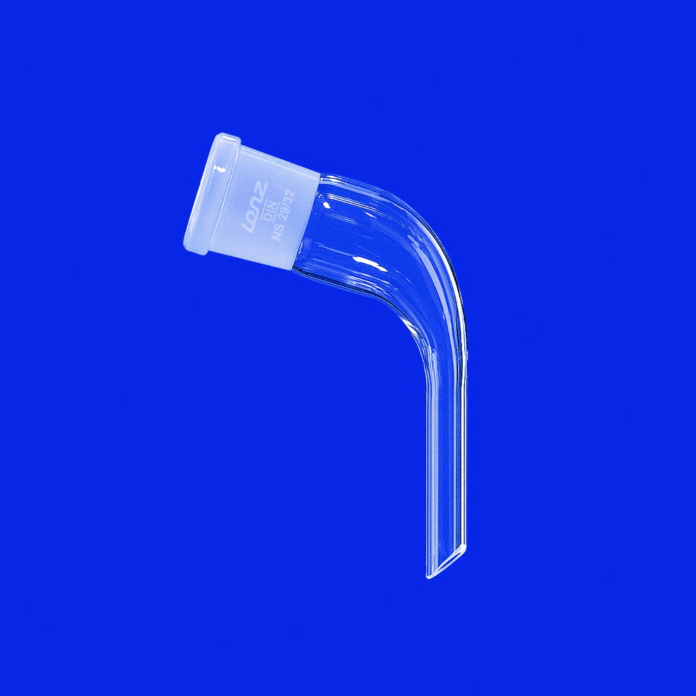 Destilliervorstöße, gebogen, DURAN®-Rohr