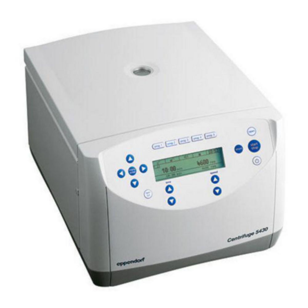 Mikrozentrifuge 5430 / 5430 R (IVD) ohne Rotor, mit Folientastatur | Typ: 5430 (IVD), Max. RZB: 30130 x g, Drehzahl: 100 ... 17.500 1/min