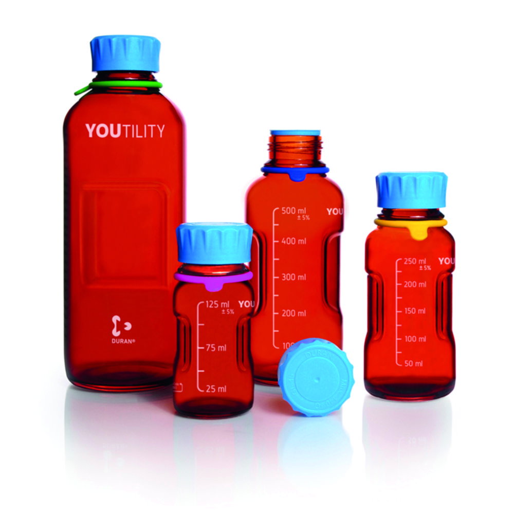 Flaschensystem DURAN® YOUTILITY, Braunglas