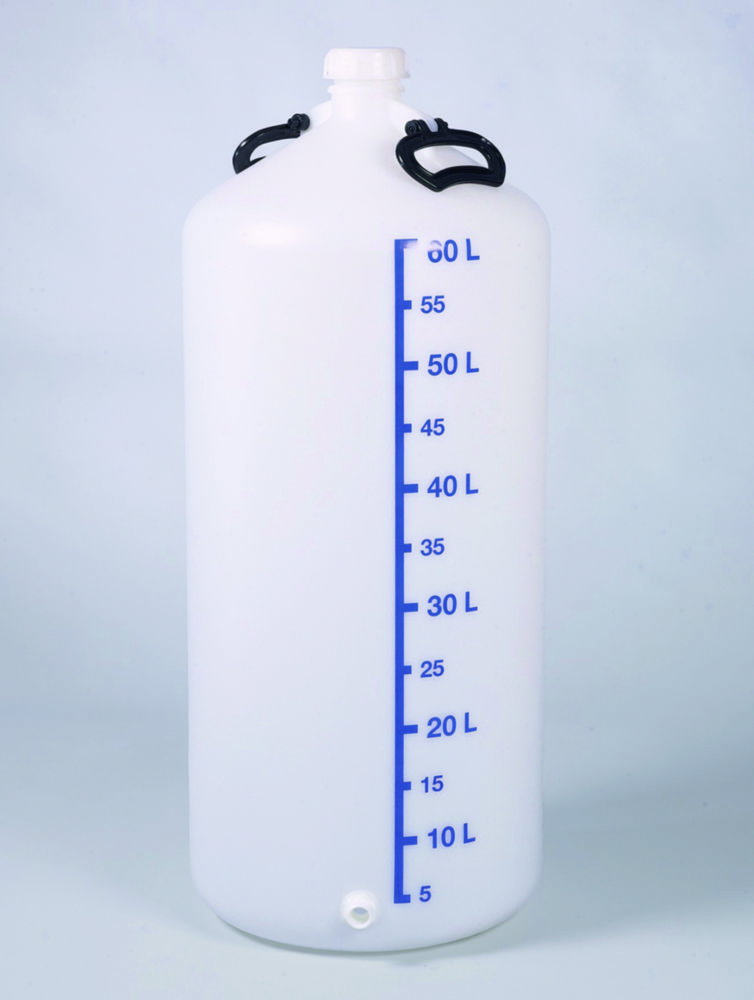 Vorratsflaschen mit Gewindestutzen, HDPE