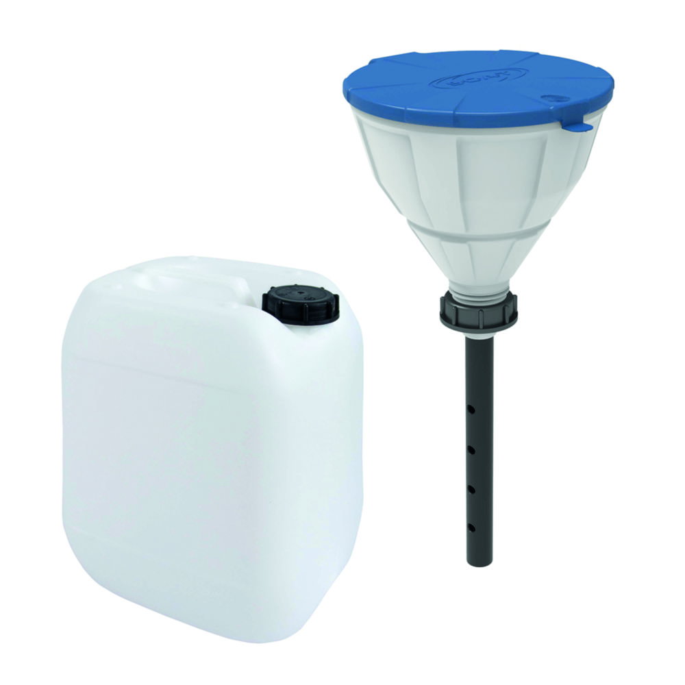 Entsorgungseinheit mit Trichter, V2.0, HDPE