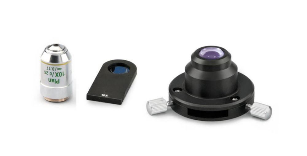 Einzeleinschub mit Inf PH-Plan-Objektiv 10x. für Phasenkontrasteinheit der Serien OBL-1, OBD-1