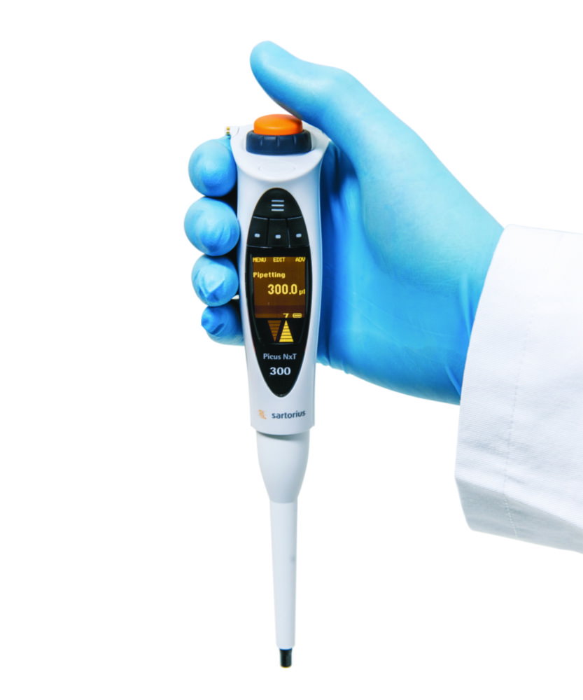 Elektronische Einkanal-Pipette Picus® / Picus® NxT | Volumen: 50 ... 1.000 µl, Teilung: 1.00 µl, Richtigkeit: 0,40 ± R%