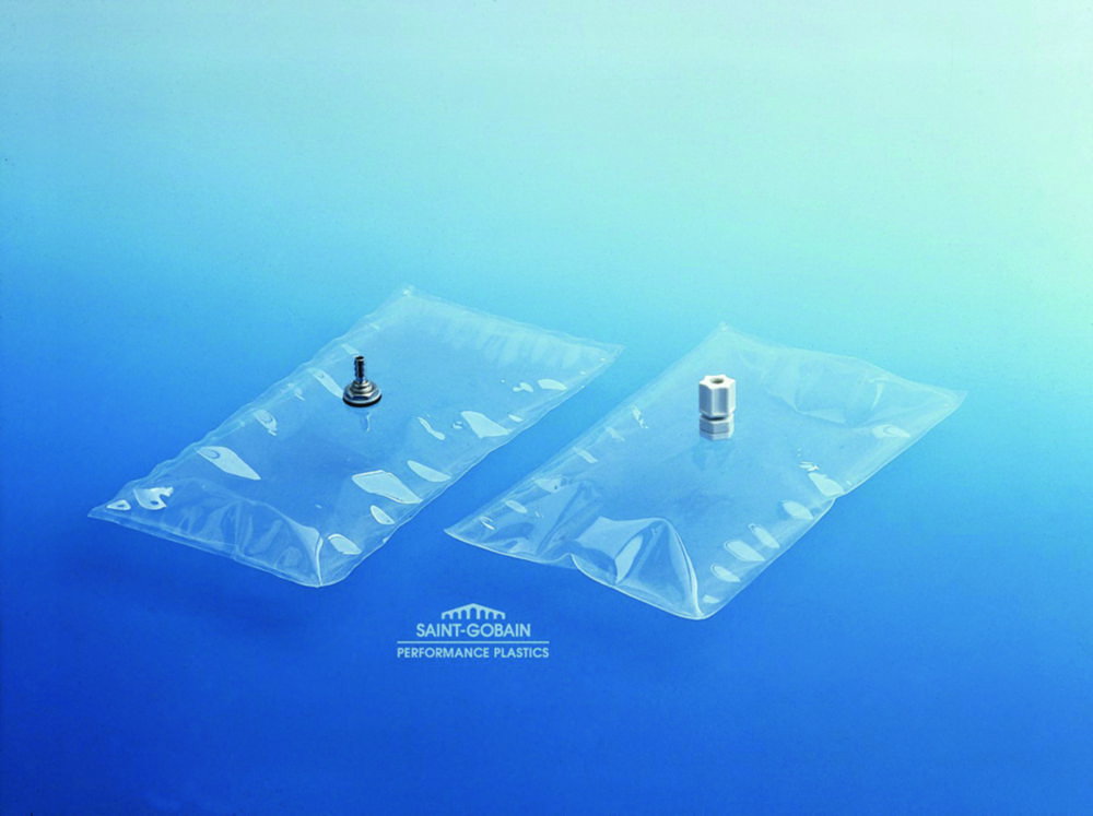 Probenbeutel, PVDF, mit Ein/Aus-Ventil