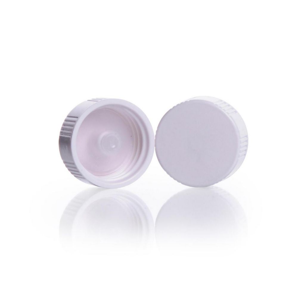 Weiße Harnstoff-Tapereal- Polyethylen-Verschlüsse, 22-400, VE=1000