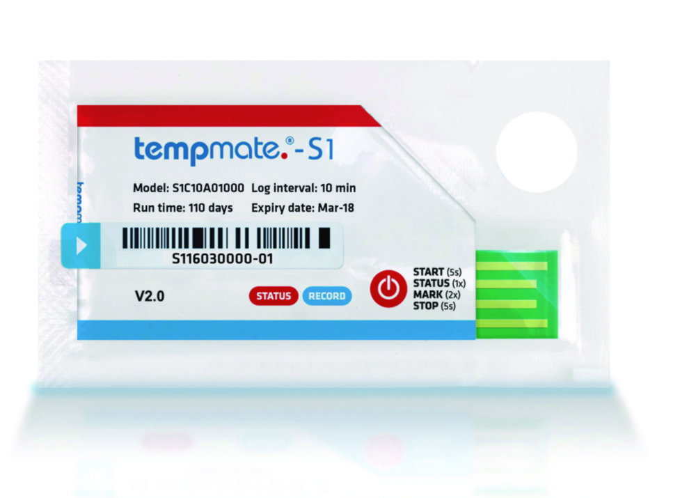 Einweg-Datenlogger TempMate-S1