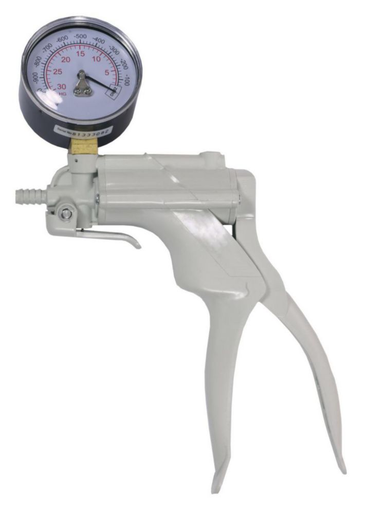 Vakuumpumpe VacuMan PVC, Hub 18 ml,Vacuum mbar 815 mit Manometer
