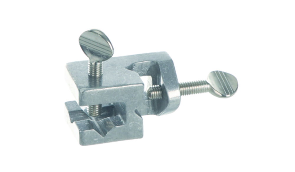 Doppelmuffe, Aluminium, Winkel 90° und 180°