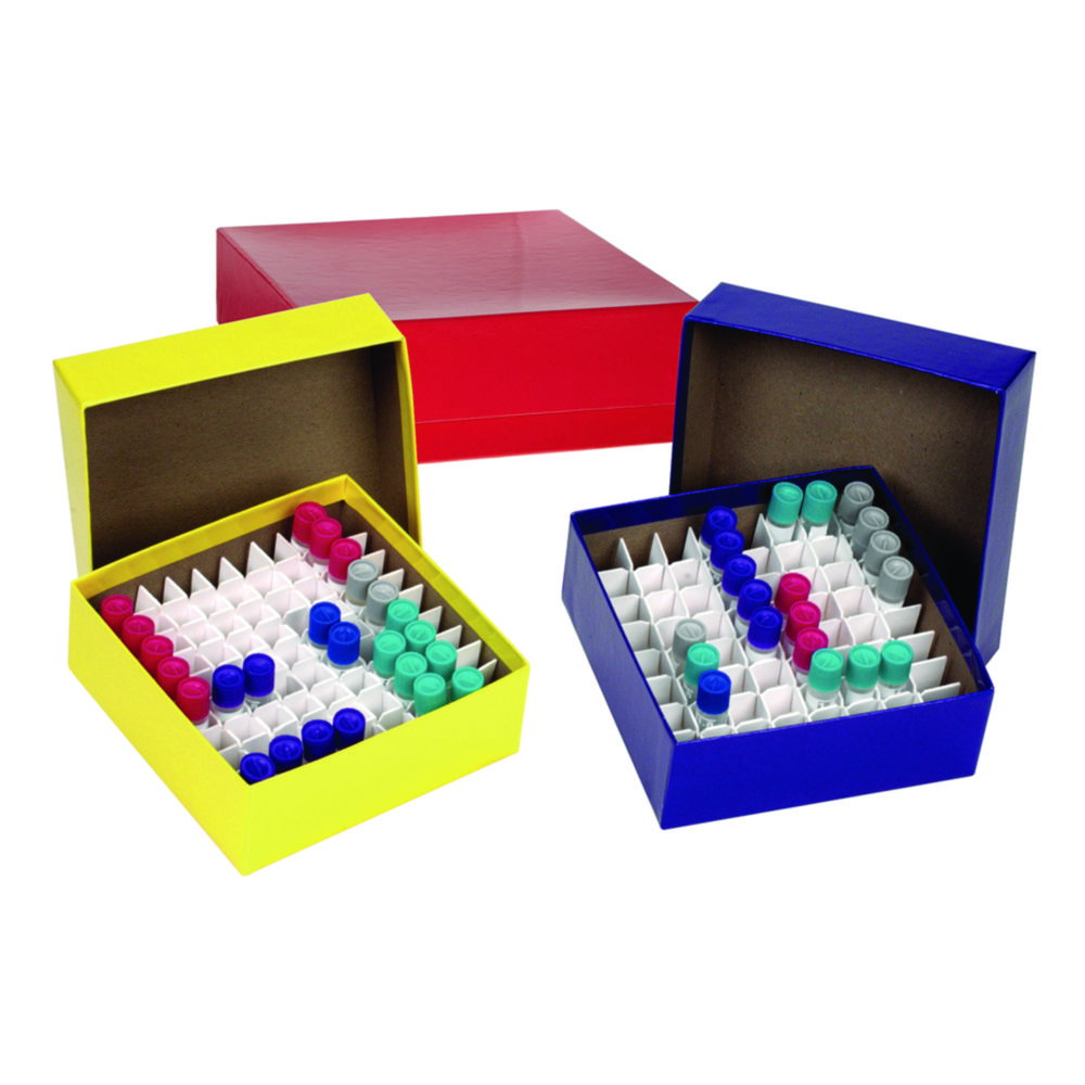 Kryoboxen, Karton, mit Deckel, Set