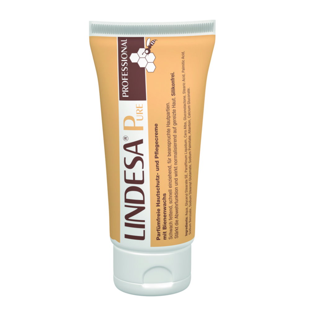 Hautschutz- und Pflegecreme mit Bienenwachs LINDESA® Pure PROFESSIONAL