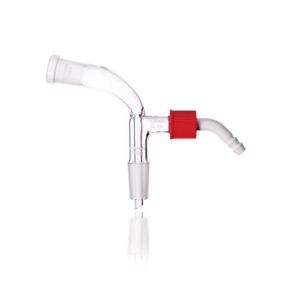 Vakuum-Destilliervorstoss NS 14/23 gebogen, DURAN