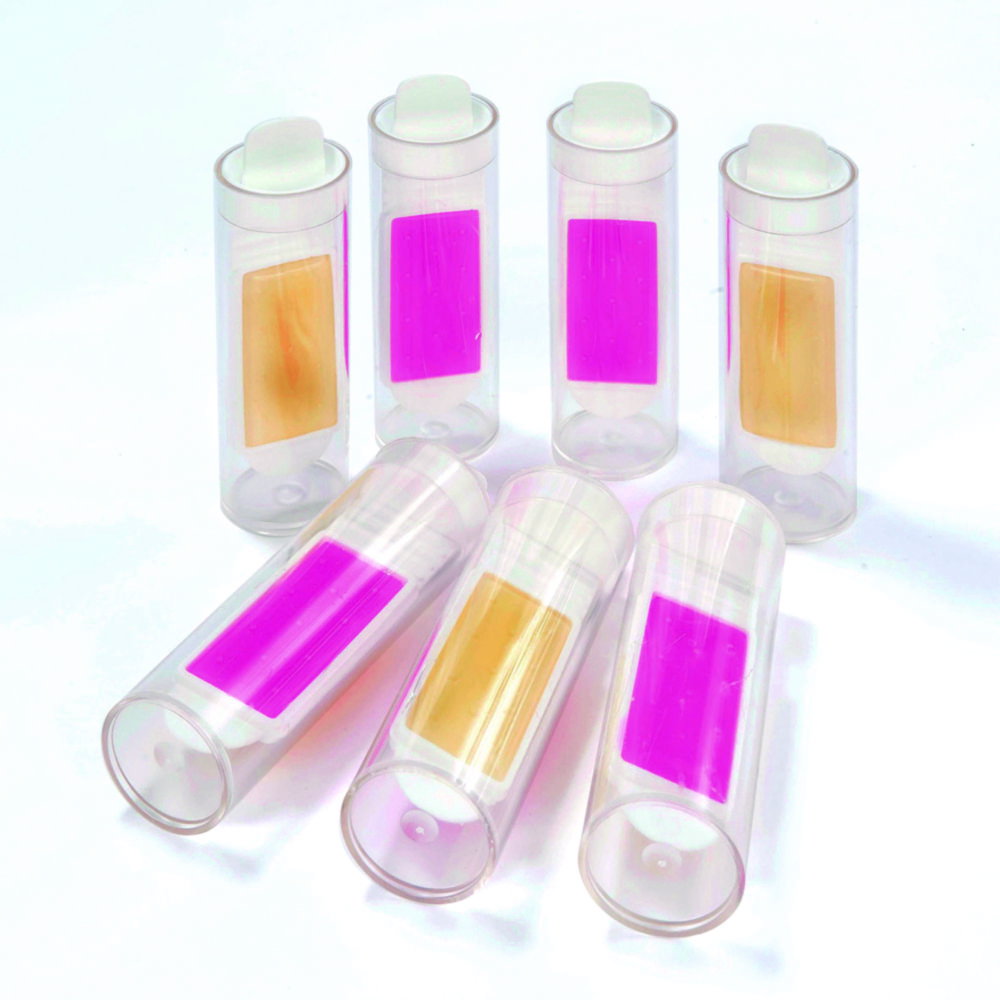 Mikrobiologische Schnelltests mit Dual-Agar Lovibond® Dipslides | Typ: TTC/E.COLI, Beschreibung: E.coli/Coliforme, Gesamtkeimzahlbestimmung