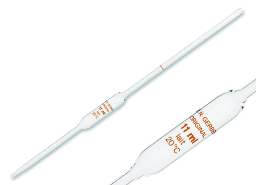 Pipetten für die Gerber-Methode