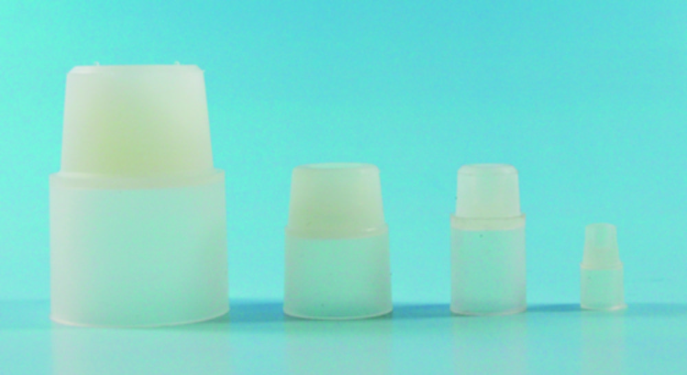 Stopfen, Silikon, mit umstülpbarem Rand