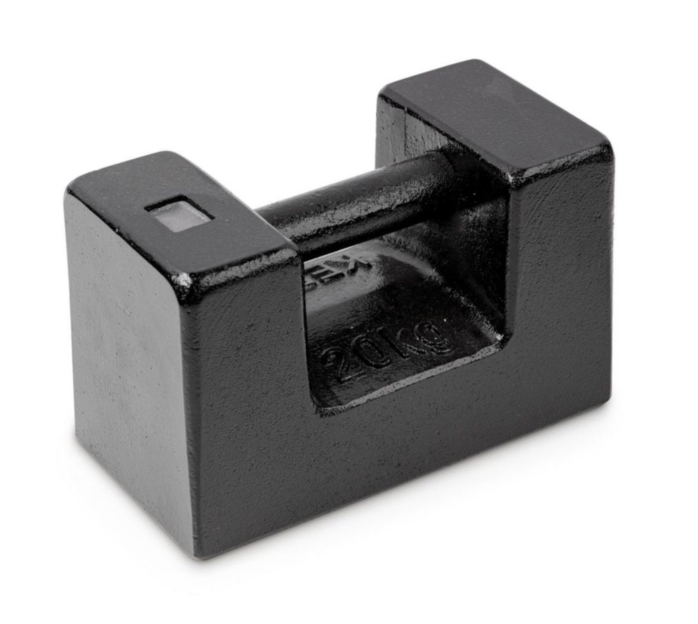 Blockgewicht M2, 20kg Gußeisen lackiert