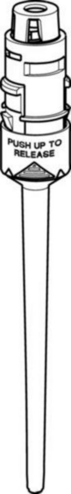 Eppendorf Reference 2 Unterteil, Einkanal. Unterteil mit eigener Seriennummer, 300 µL, gelb,