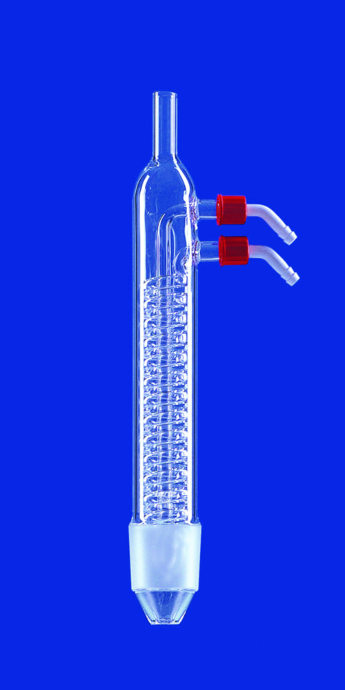 Kühler nach Dimroth für Extraktionsapparate, mit PP-Oliven, DURAN®-Rohr