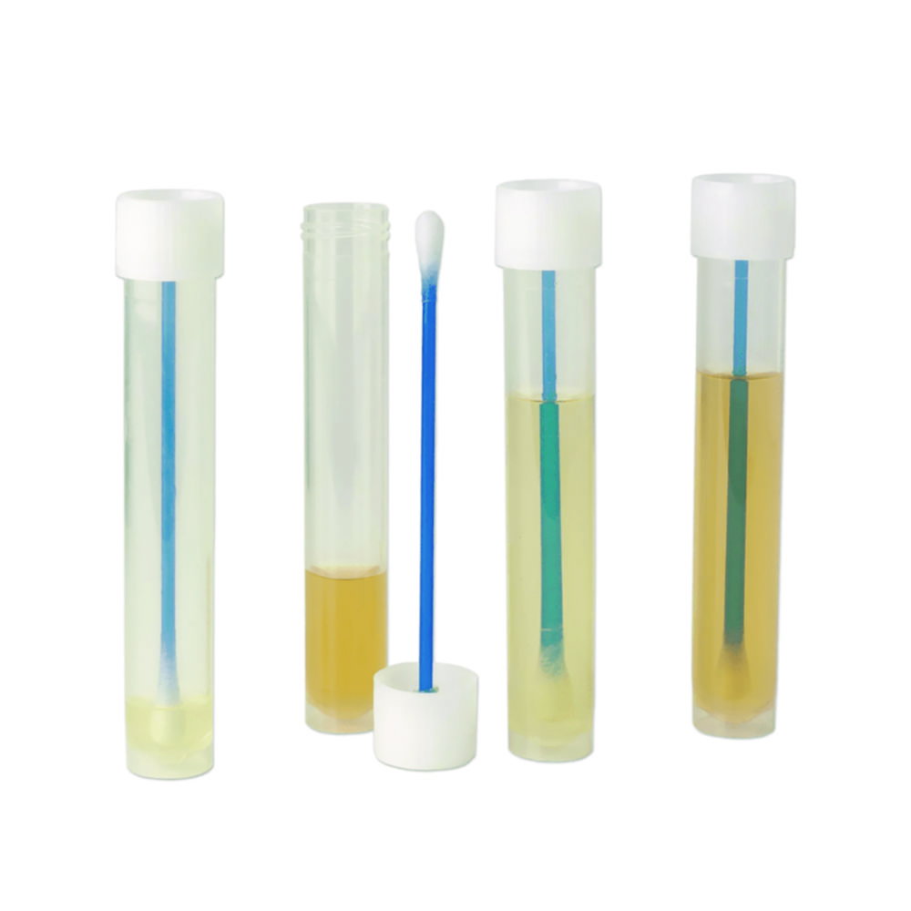 Probennehmer Swab-Sampler mit Letheen-Bouillon