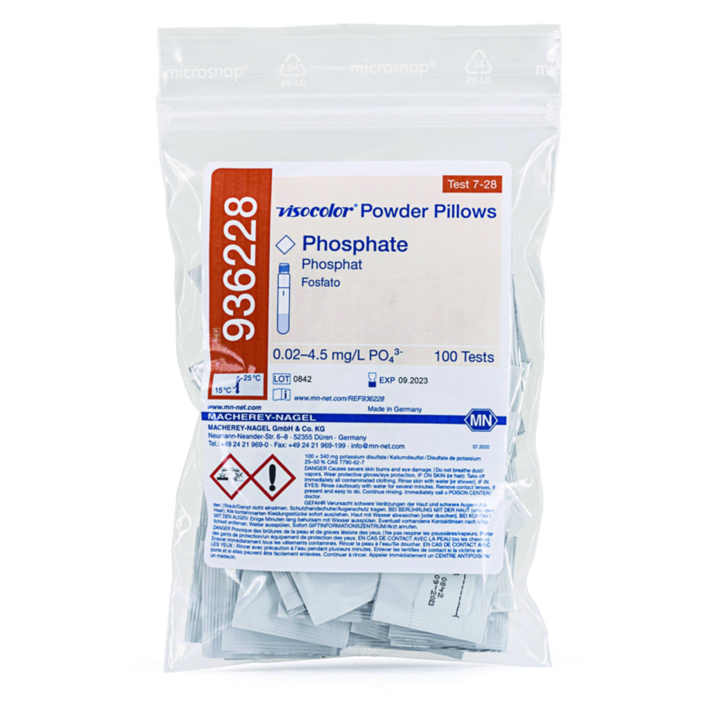 Reagenzien VISOCOLOR Powder Pillows Phosphat