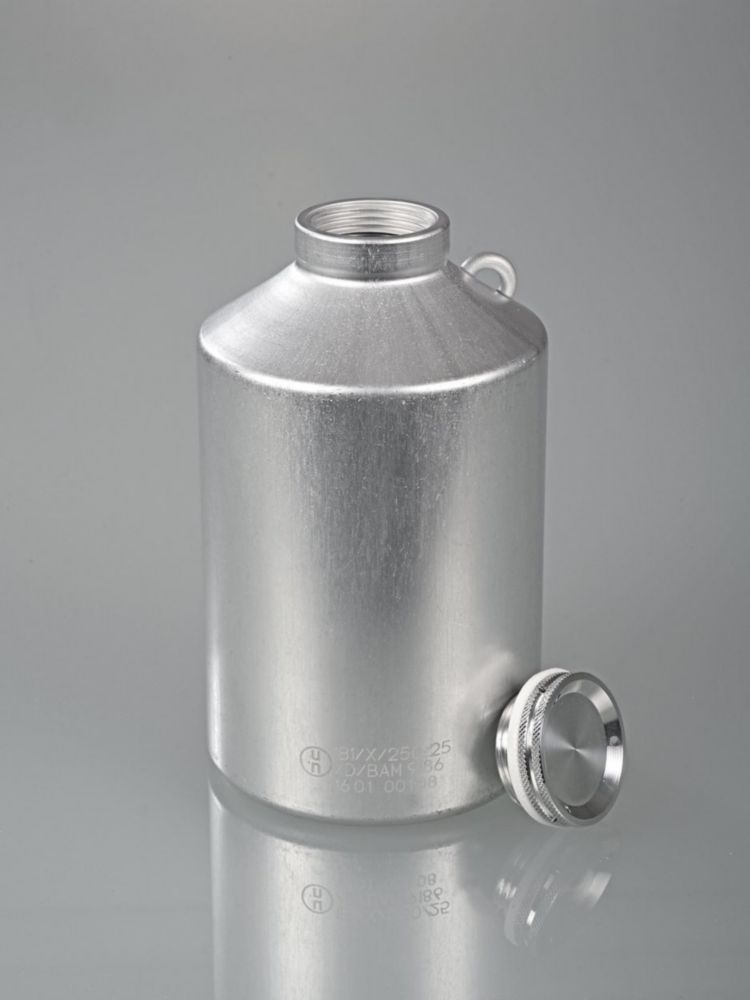 Aluminiumflasche 500 ml mit UN-Zulassung