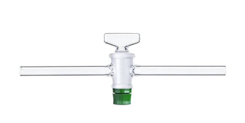 DURAN® Einweghähne, komplett mit Rillenküken und O-Ring, Bohrung 6,0 mm, S 21.5