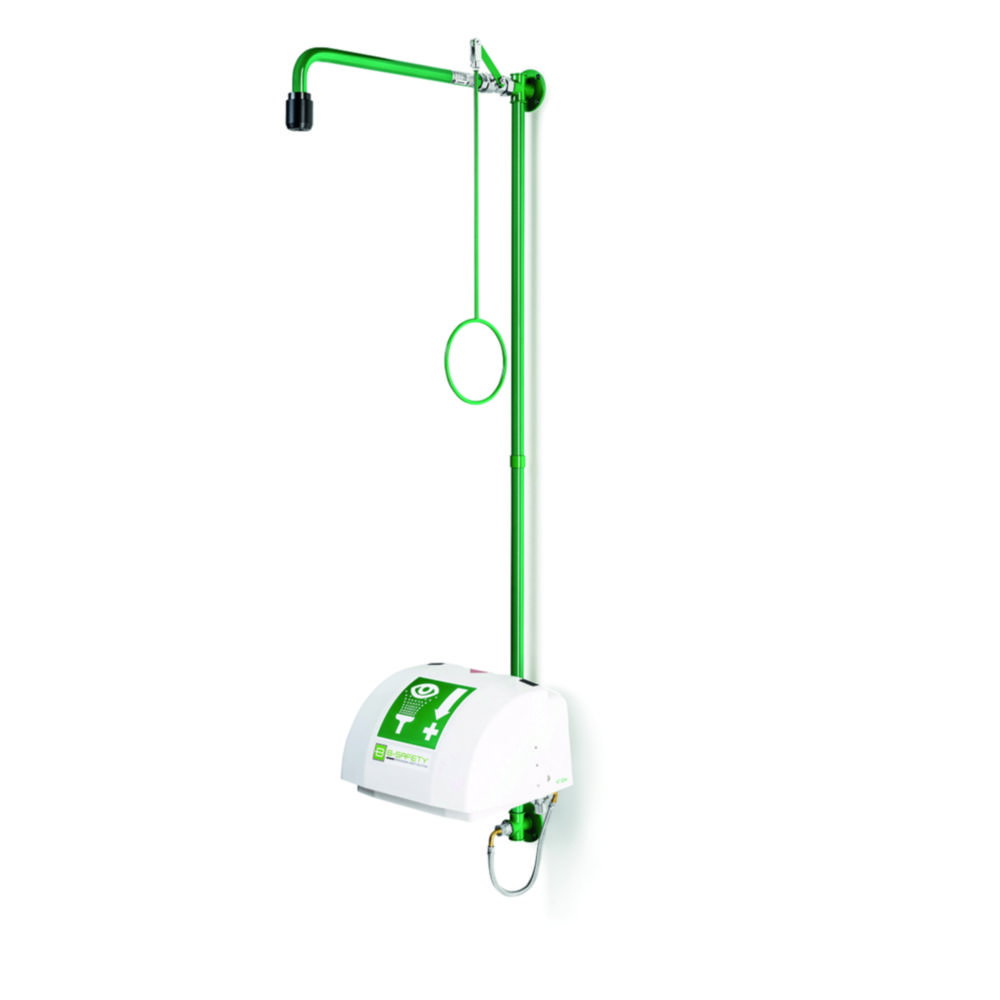 Notduschkombinationen ClassicLine mit Gesichtsdusche, Becken und Abdeckung