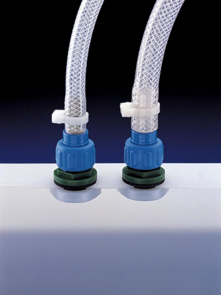 Faßpumpe, gasdicht, PP 2 Gewinde-Adapter 3/4" mit Kontermutter