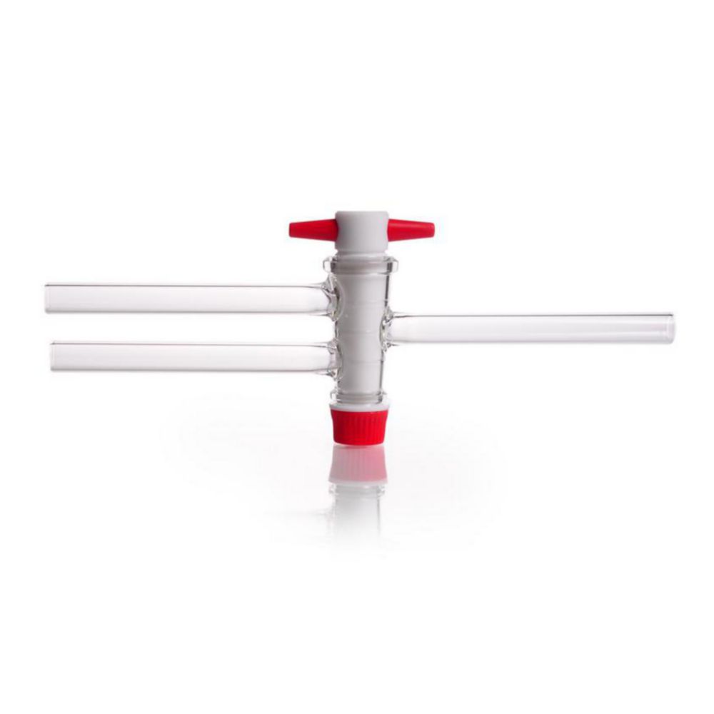 Patenthahn kompl. mit PTFE-Küken Bohrung 6 mm, NS 21,5 DURAN