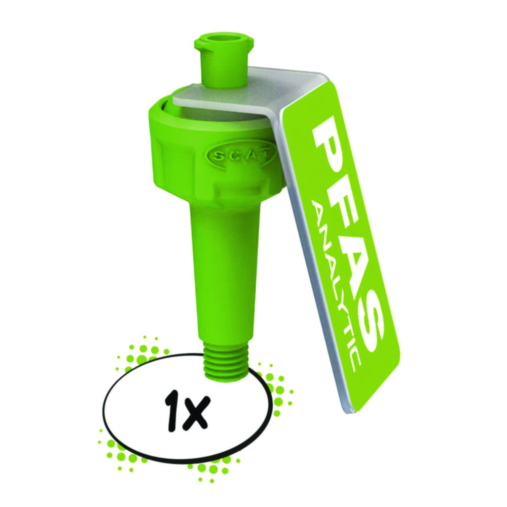 Belüftungsventile, PP, für die PFAS-Analytik