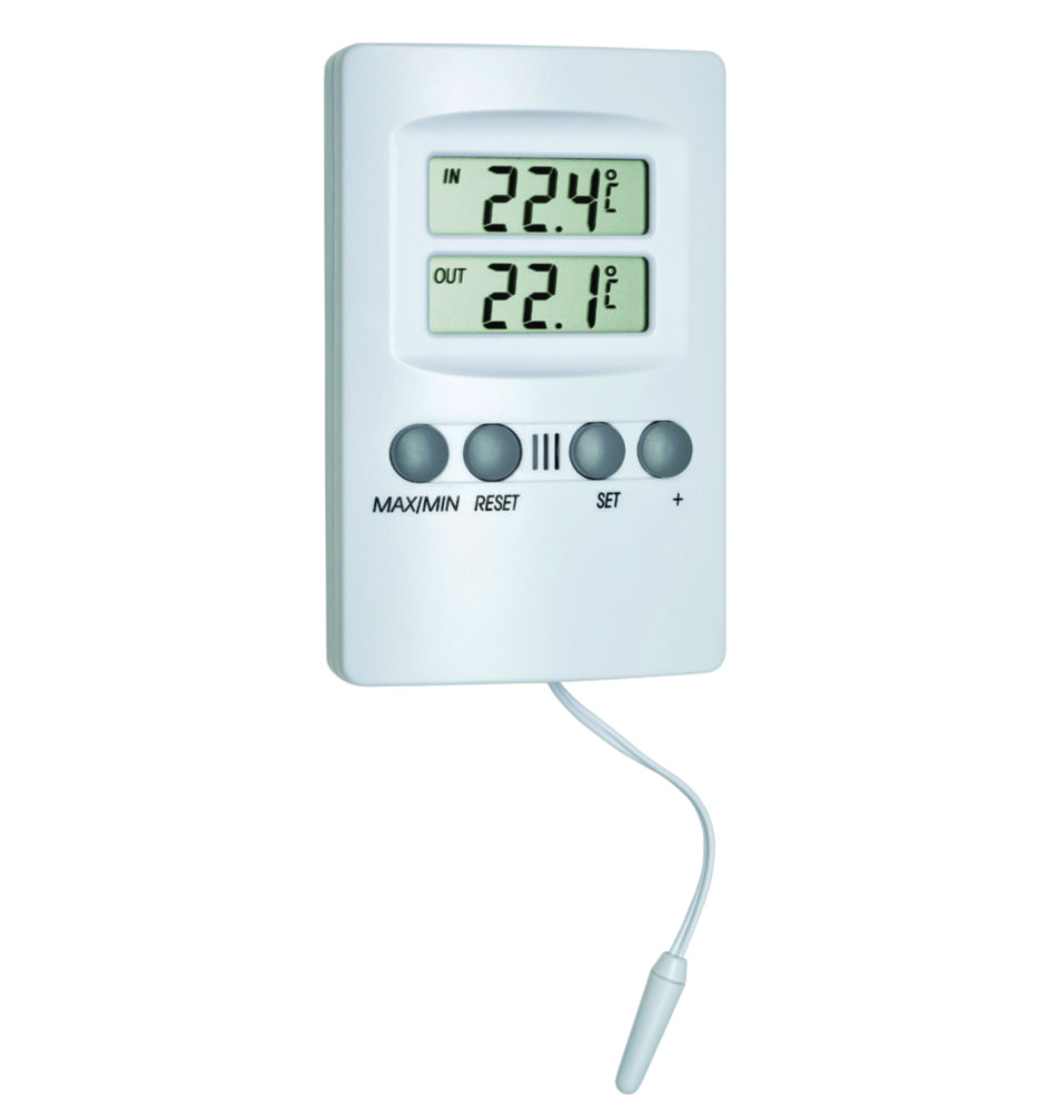 Digitales Min./Max.-Innen/Außen-Thermometer mit Sensor