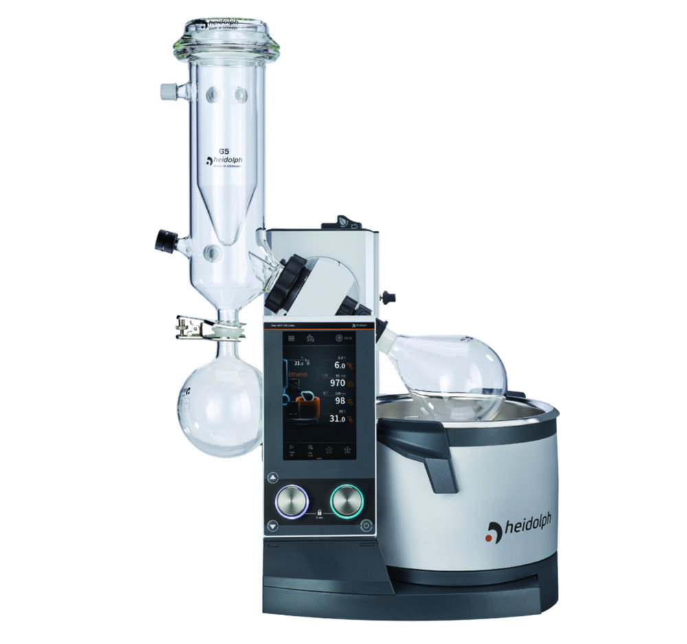 Rotationsverdampfer Hei-VAP Ultimate Control, mit Motorlift, Kühlfalle