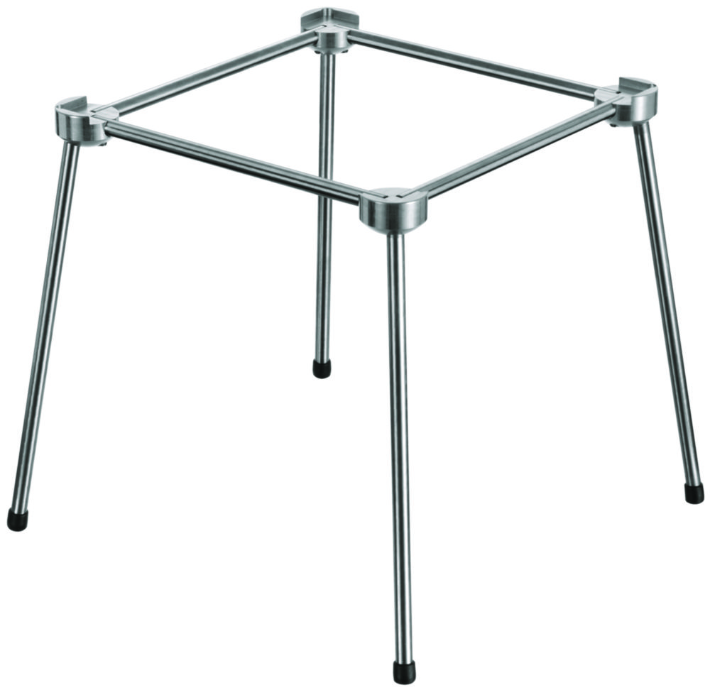 Rostfreier 4-Fuß, 120 x 120 mm