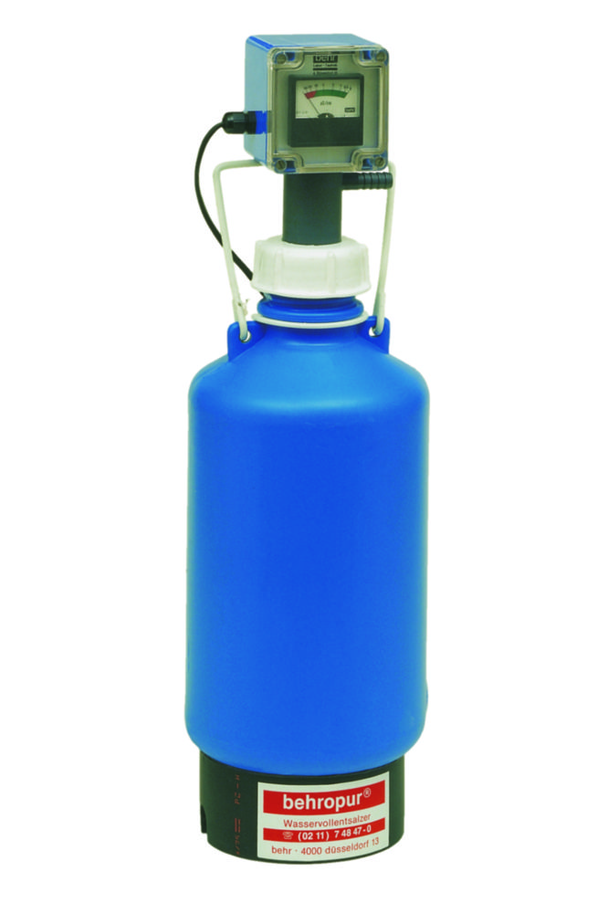Wasservollentsalzer behropur® für den drucklosen Betrieb | Typ: B5, Beschreibung: Wasservollentsalzer, komplett mit Leitwertmessgerät