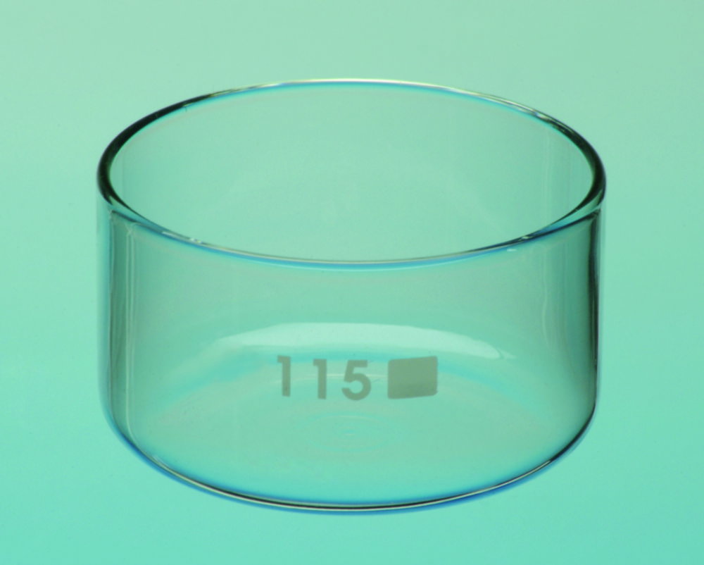 LLG-Kristallisierschalen, Borosilikatglas 3.3, ohne Ausguss
