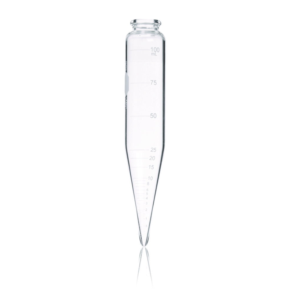 ASTM-Zentrifugengläser, 8", Öl, Boro 3.3