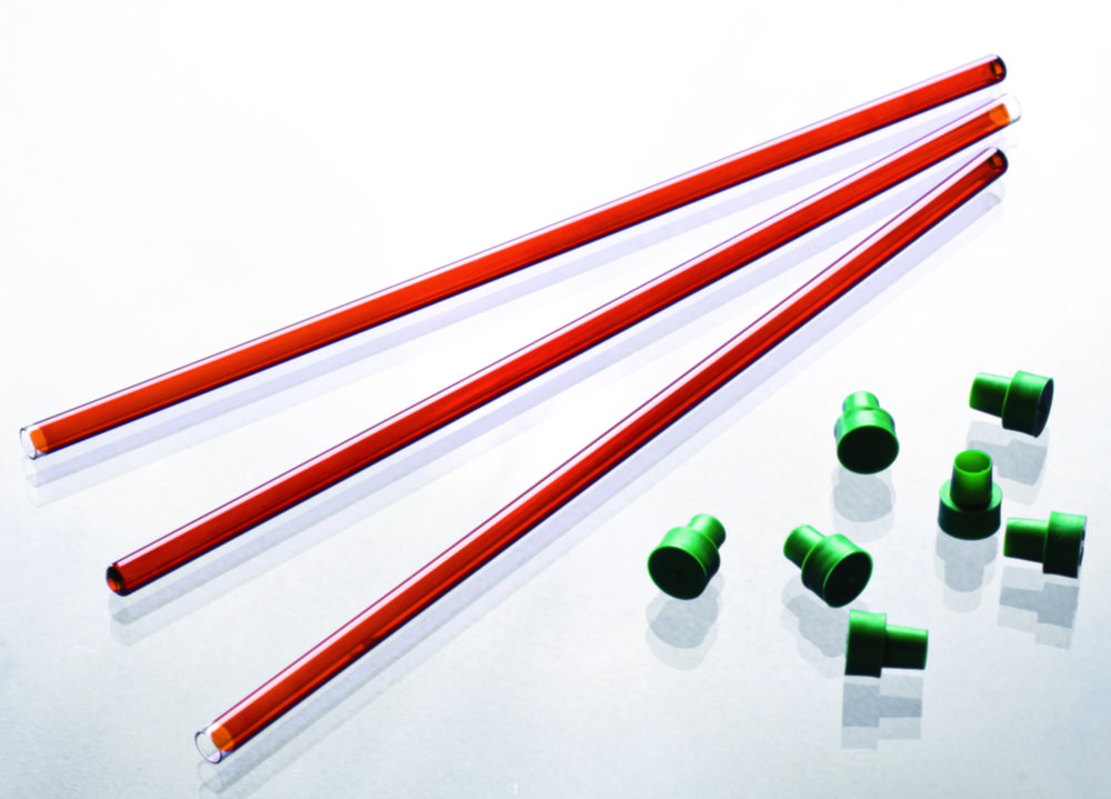 NMR-Röhrchen, Durchmesser 3 und 5 mm, Borosilikatglas 3.3, mit UV-Schutz