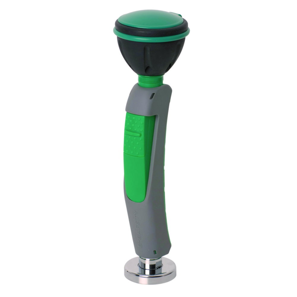Hand-Augendusche ClassicLine mit 1 Kopf senkr. zur Tischmontage, grün